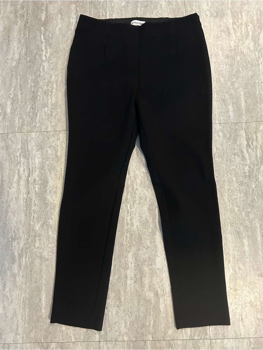 Calvin Klein Black Slim Ponte Skinny Pants
